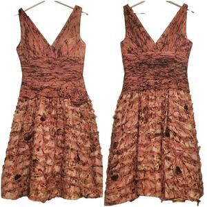 Rickie Freeman Teri Jon Size 10 Silk Formal Mid Length Dress